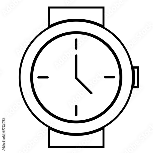 Time Clocks Icon Vector Illustration