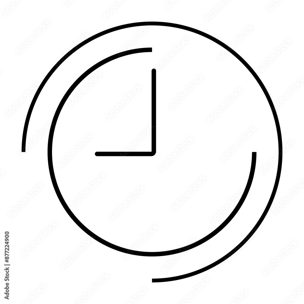 Time Clocks Icon Vector Illustration Time Clocks Icon Vector Illustration