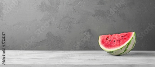 A half of a delicious ripe ...