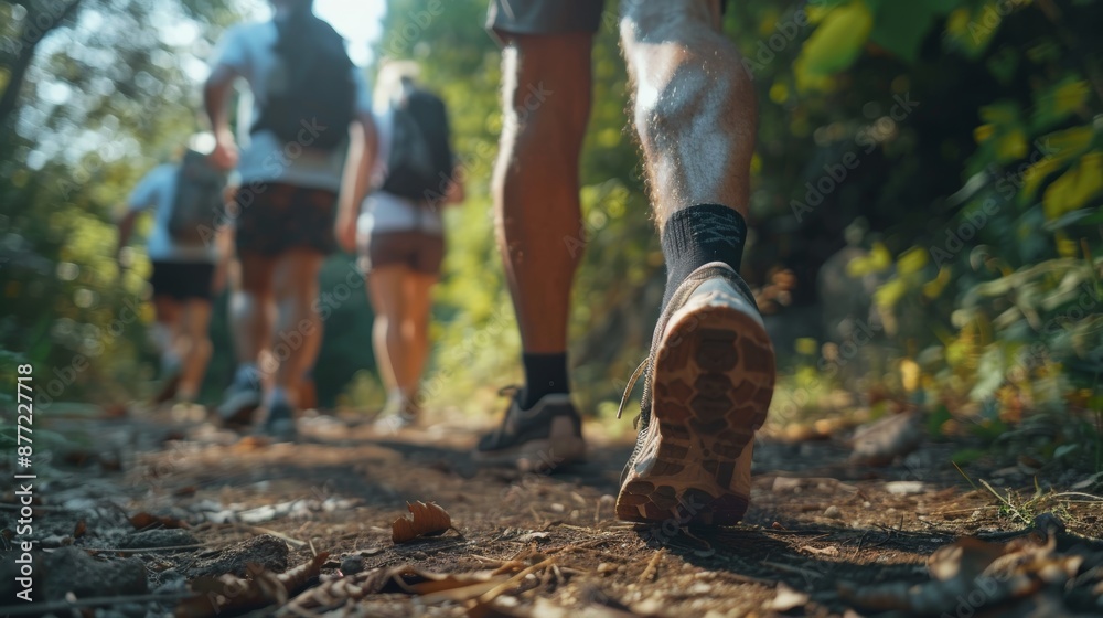 Senior black man with leg and hand injuries from hiking or sports. Hiking with senior and male fibromyalgia, inflammation, arthritis, fractured bones, or sore muscles. Senior black man with leg and hand injuries from hiking or sports. Hiking with senior and male fibromyalgia, inflammation, arthritis, fractured bones, or sore muscles.