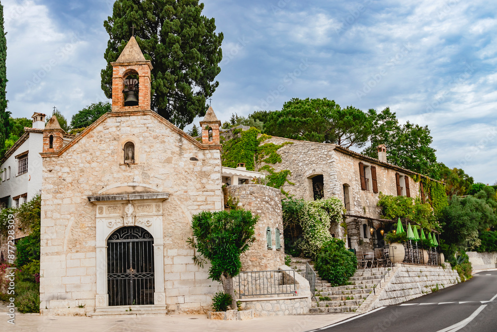 Charming Stone House with an Outdoor Cafe in a Stunning and Picturesque Location. Saint Paul de Vence. France. Provence.