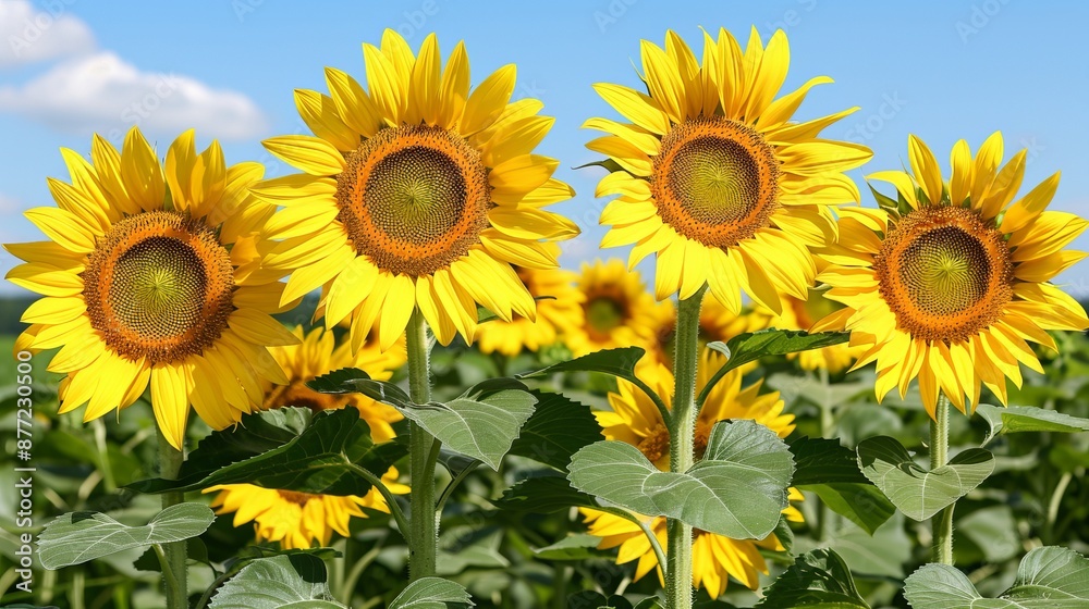 Beautiful sunflowers in morning haze in nature isolated in background, fresh flower gardening and beautiful floral summer in background Beautiful sunflowers in morning haze in nature isolated in background, fresh flower gardening and beautiful floral summer in background