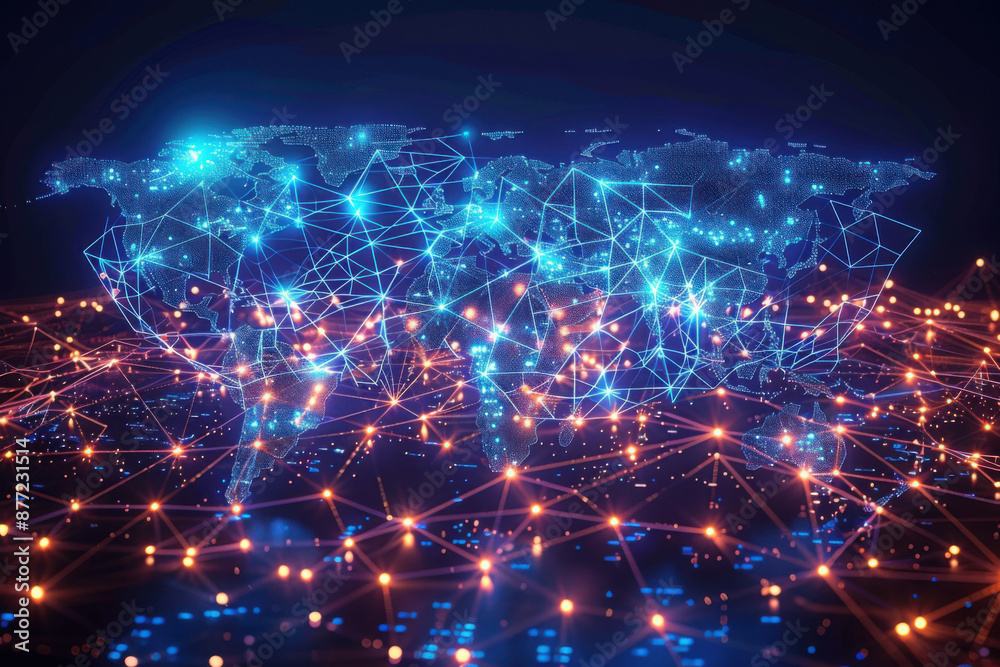 Obraz premium world map