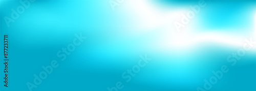 Blue gradient background. Abstract blurred holographic blue sky gradient creative backdrop. Abstract minimalist vibrant colore gradation background. Vector illustration.