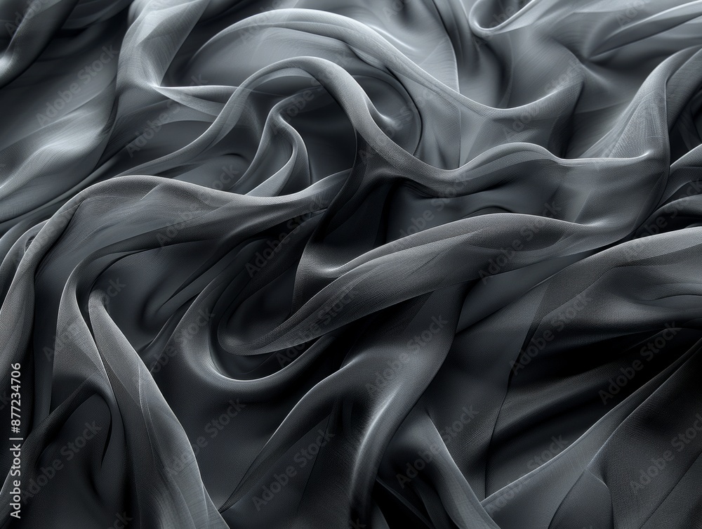 Exploring the Elegance and Fluidity of Silk Textures in Modern Design