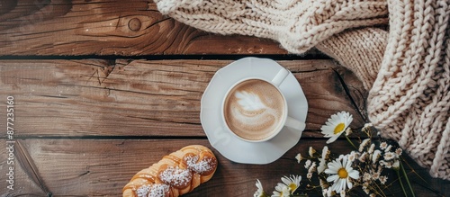 A warm sweater coffee cup e...