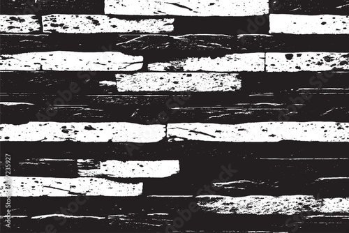 Black and White Distressed Texture Background with Dark Spots, Scratches, and Lines - Abstract Design