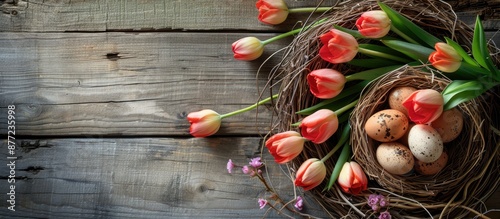 Easter themed greeting card...