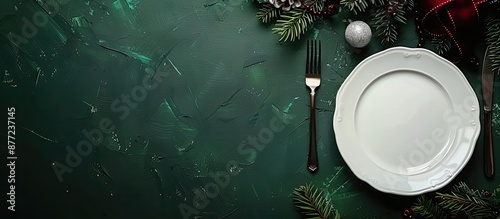 Festive New Year cutlery on...