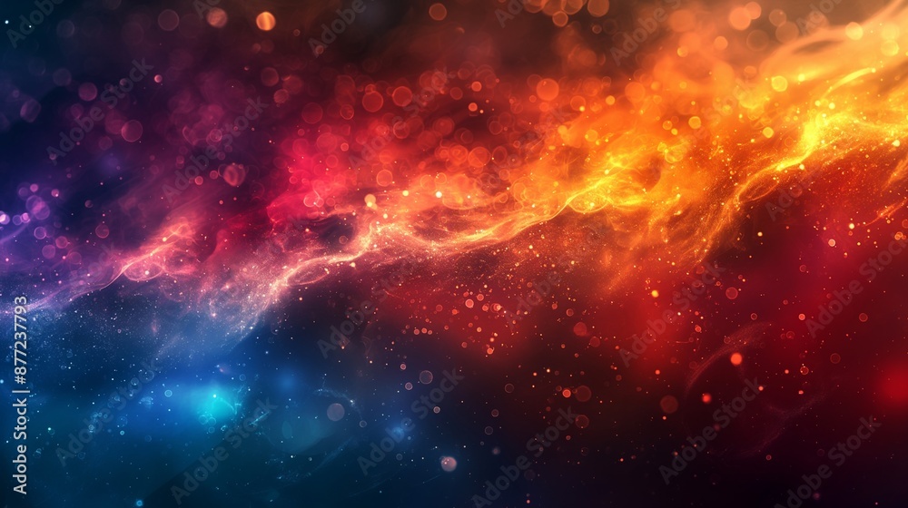 Fototapeta premium An abstract wallpaper colored bright