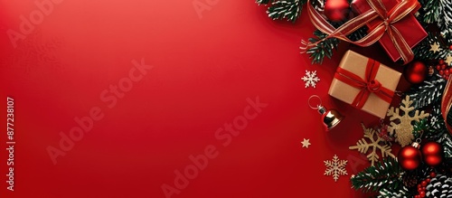 Top view of Christmas and N...
