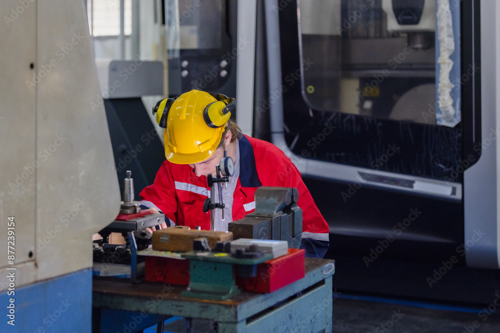 Fototapeta premium Industrial Engineer at Work