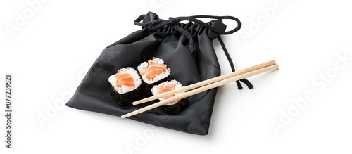 Sushi set with chopsticks i...