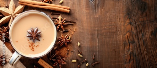 Indian masala tea with milk...