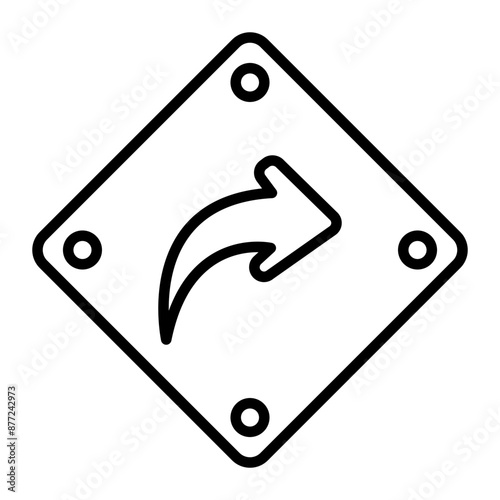 Redo Vector Line Icon