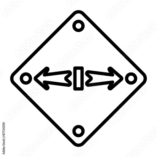Increase Vector Line Icon