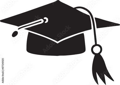 graduation cap and diploma