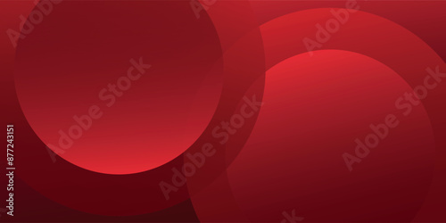 Red abstract background. Dynamic shapes composition. Eps10 vector