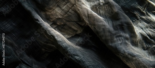 Scratched fabric texture on...