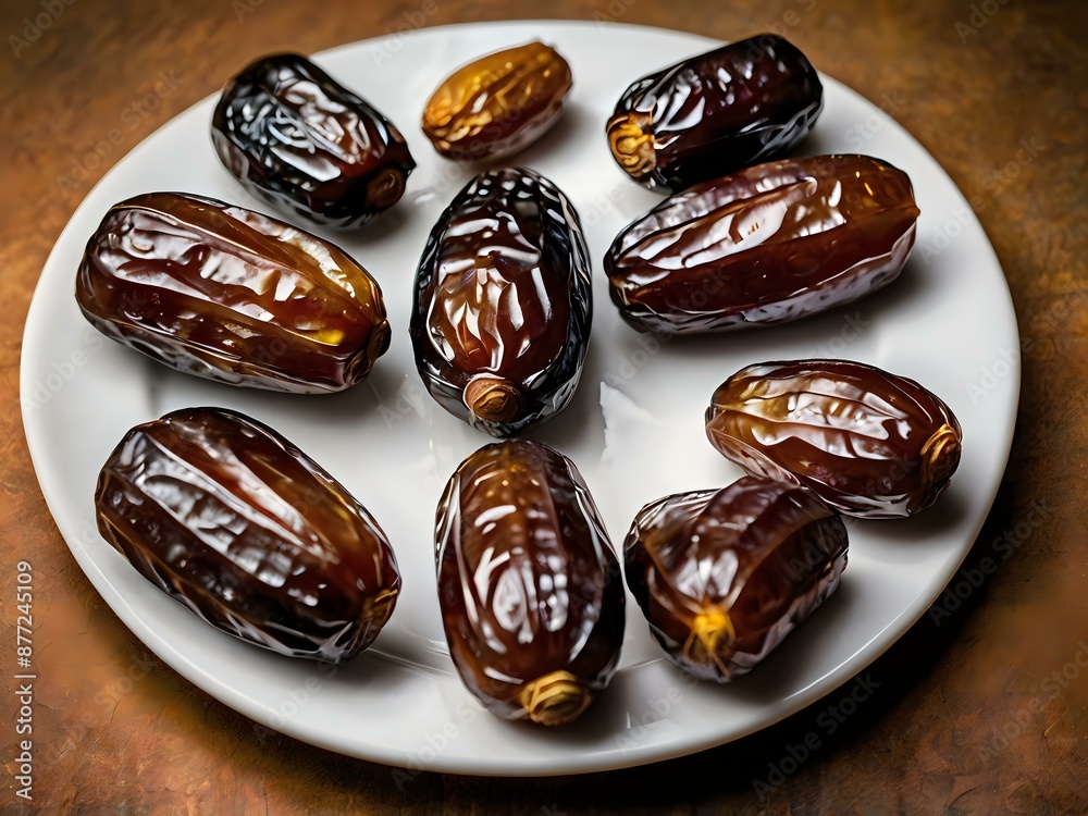 dates close up. date palm background. Date palm on a traditional craftsman market.Horizontal image dates close up. date palm background. Date palm on a traditional craftsman market.Horizontal image