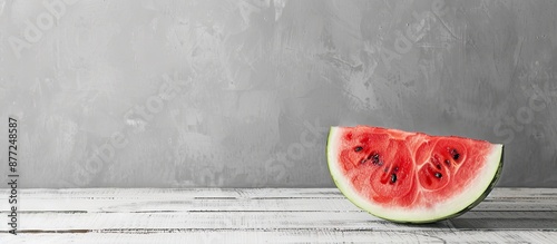 A half of a delicious ripe ...