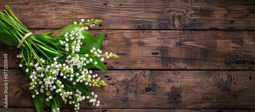 Aerial view of lilies of th...
