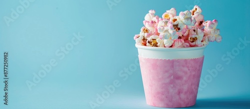 Pink berry flavored popcorn...