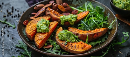 A nutritious vegan dish fea...