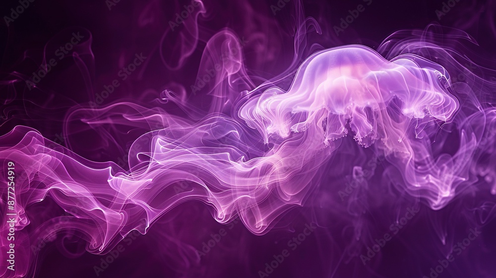 Pink and purple smoke on black background Pink and purple smoke on black background
