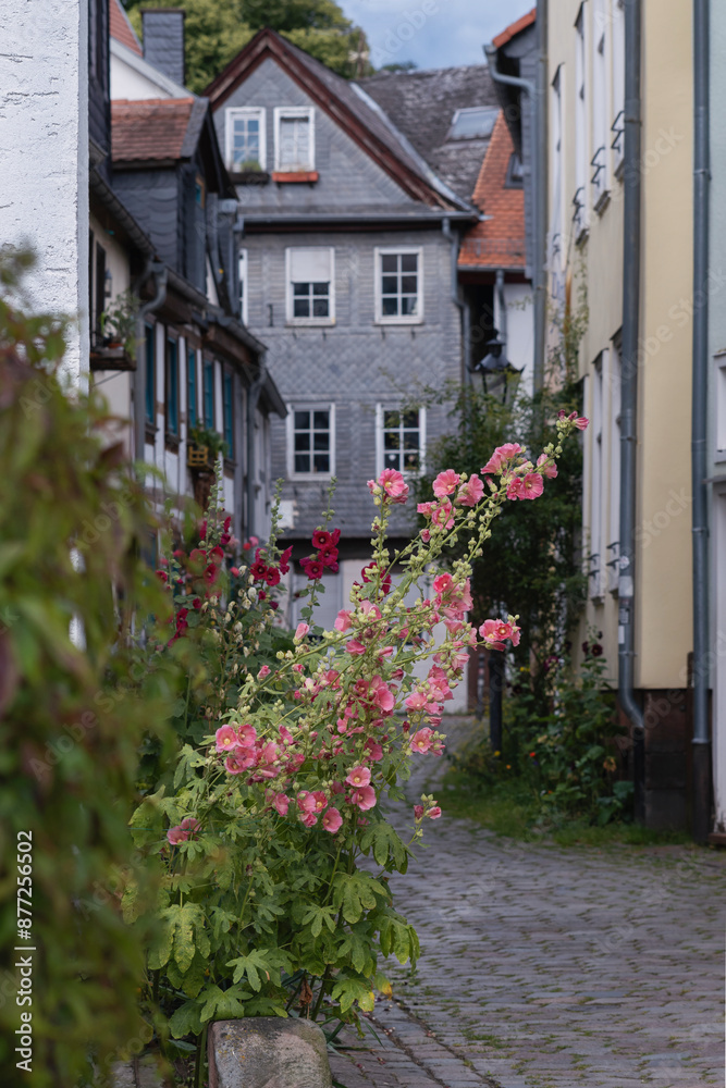Schönes altes Fachwerk, Altstadt enge Gassen Schönes altes Fachwerk, Altstadt enge Gassen