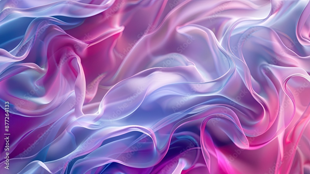 A purple and blue fabric with a wave pattern A purple and blue fabric with a wave pattern