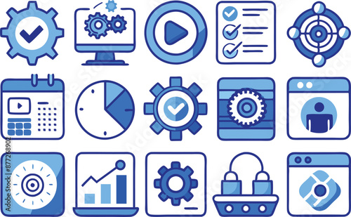 social media icons set