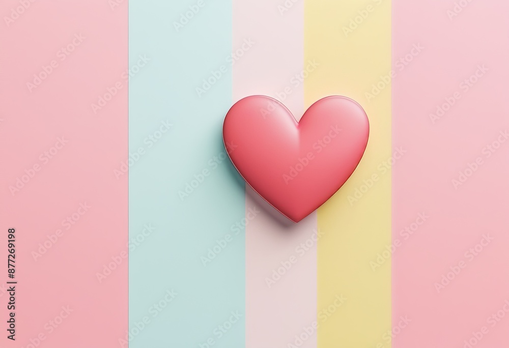 Modern Heart Pattern Wallpaper for Valentine's Day Modern Heart Pattern Wallpaper for Valentine's Day
