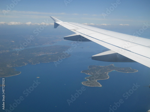 view from airplane window