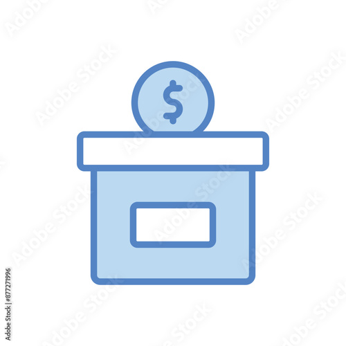 Charity Box vector icon