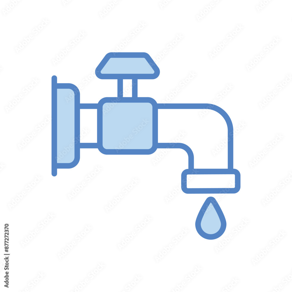 Water Tab vector icon Water Tab vector icon