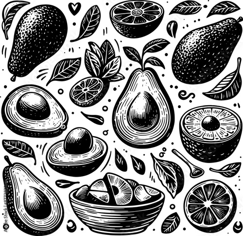 Avocado Fruit Icon 10