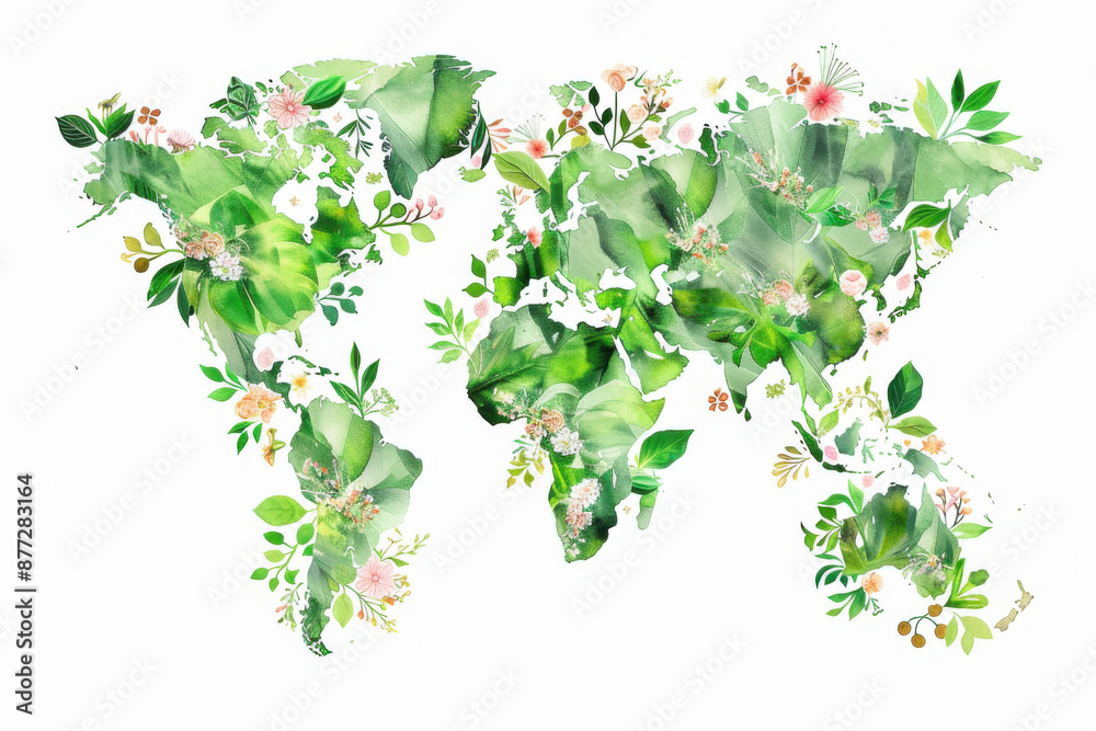 Fototapeta premium world map