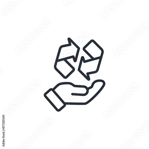 trade icon. vector.Editable stroke.linear style sign for use web design,logo.Symbol illustration.