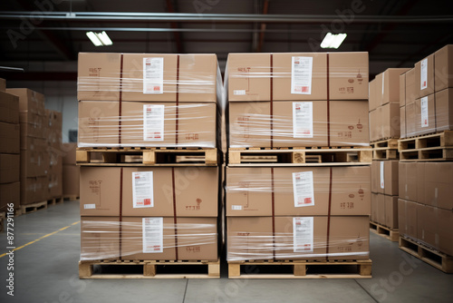 box stacked pallet