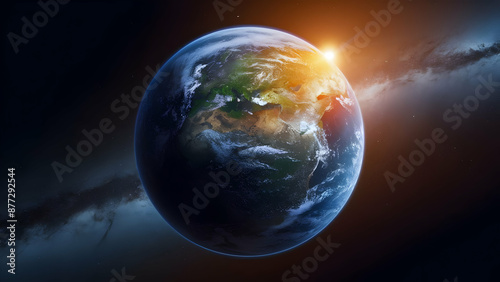 Earth's Colors Dance in Spacelight
