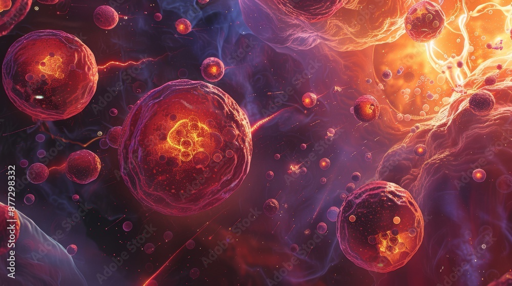 Leukocytes as Ethereal Guardians in Bloodstream Conceptual Artwork for Health and Science Design Leukocytes as Ethereal Guardians in Bloodstream Conceptual Artwork for Health and Science Design