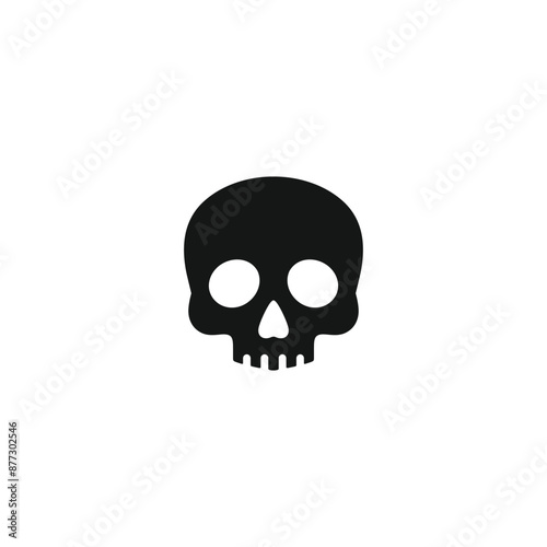 Skull icon vector. EPS 10 editable vector