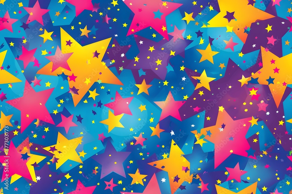 Colorful Starburst Pattern Colorful Starburst Pattern