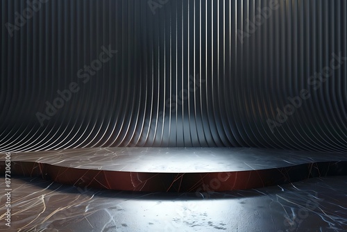 Fototapeta Naklejka Na Ścianę i Meble -  Stylish luxury elegant studio pedestal background