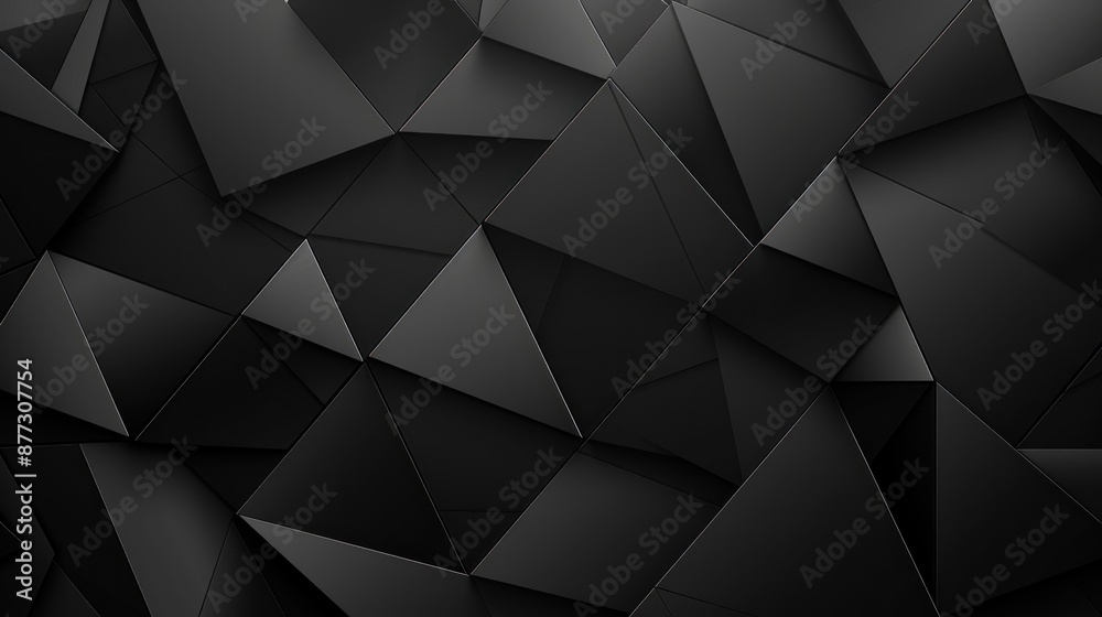 Abstract Black Triangular Pattern Abstract Black Triangular Pattern