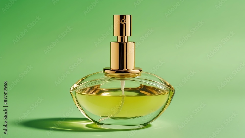 aesthetic perfume bottle with gold nozzle filled with background aesthetic perfume bottle with gold nozzle filled with background