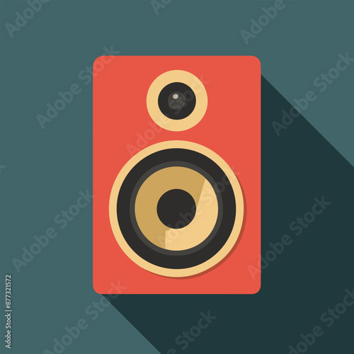 Loud speaker illustration isolated vector - Generative AI