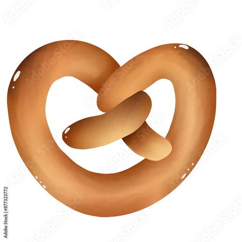 sausage on a white background