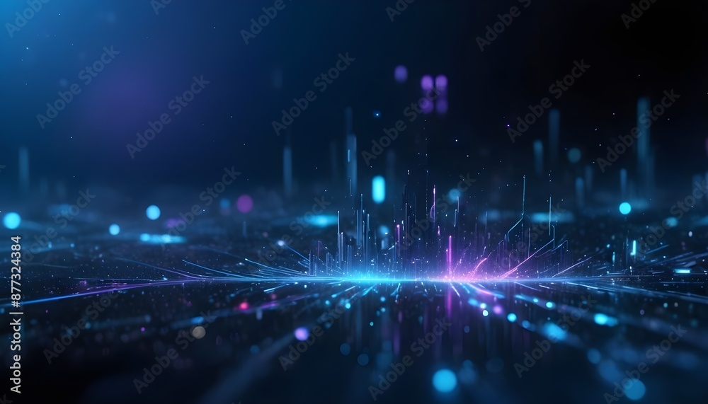 Obraz premium abstract background with lights